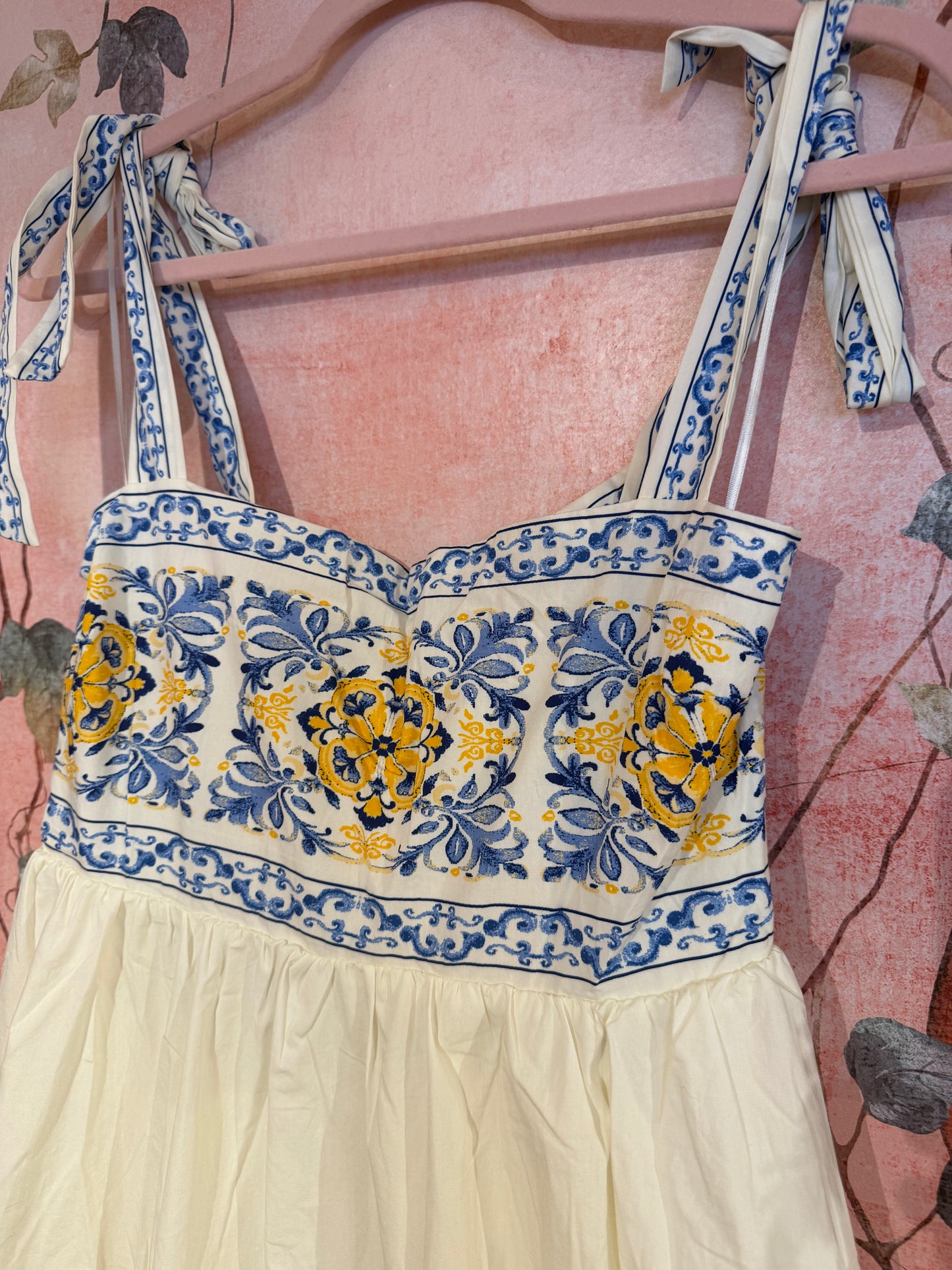 Palm Bodice Dress