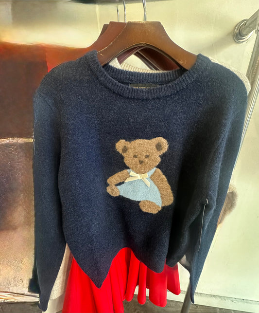 Bear Sweater with Bow