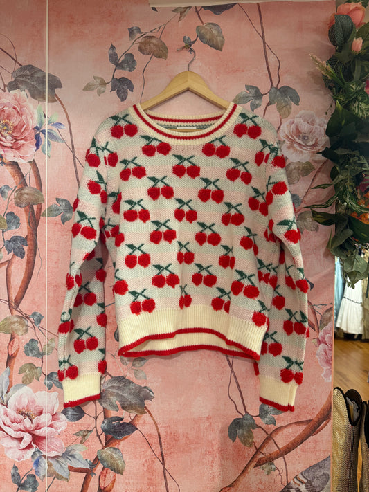 Cherry Line Sweater