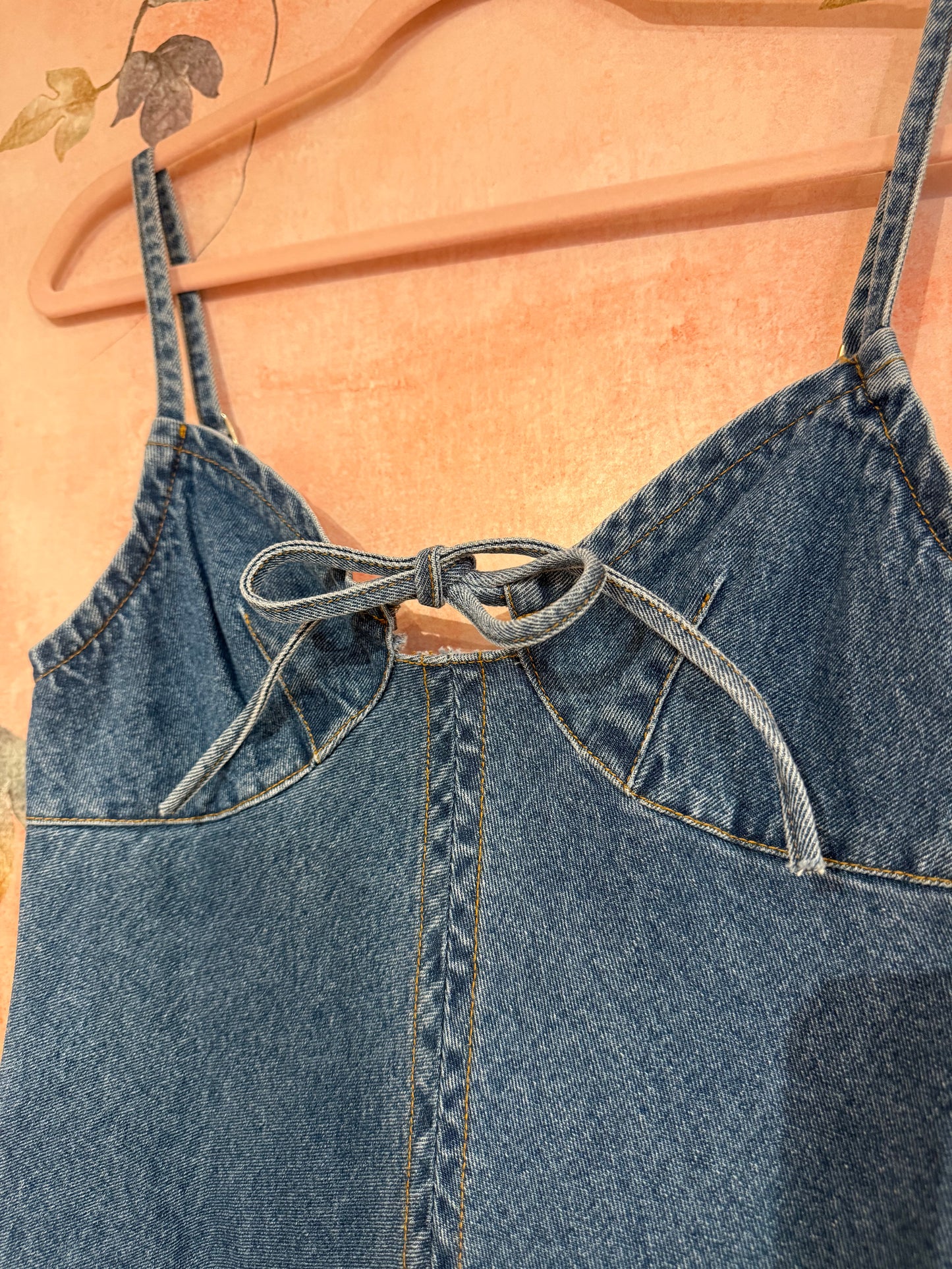 Jean Bow Dress