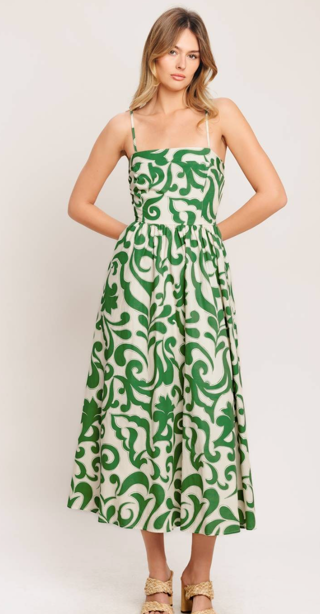Leaf Long Dress