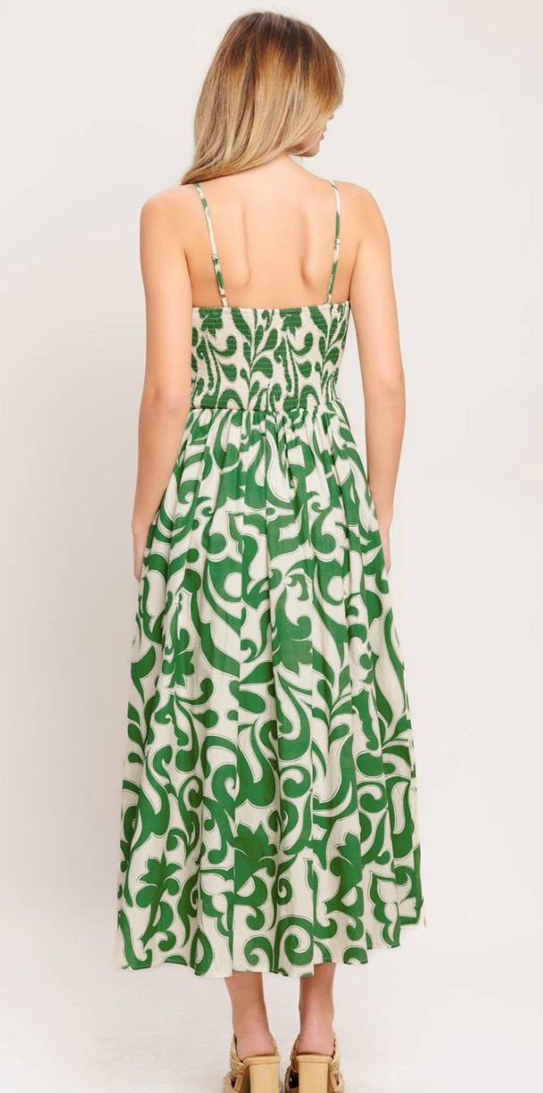 Leaf Long Dress