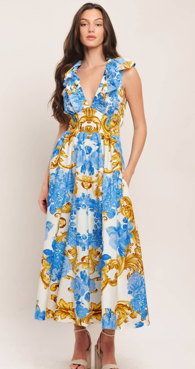 Lion Long Dress