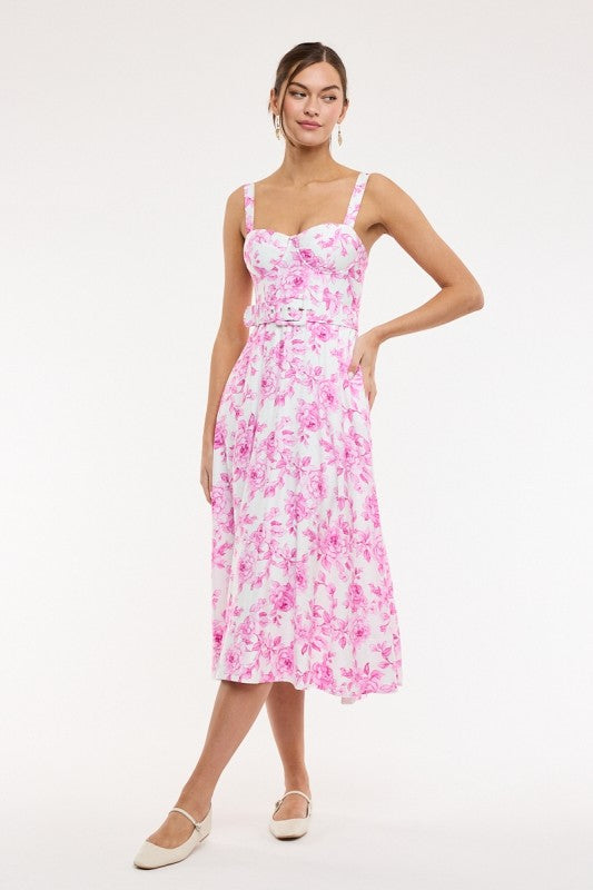 Long Belt Easter Dress