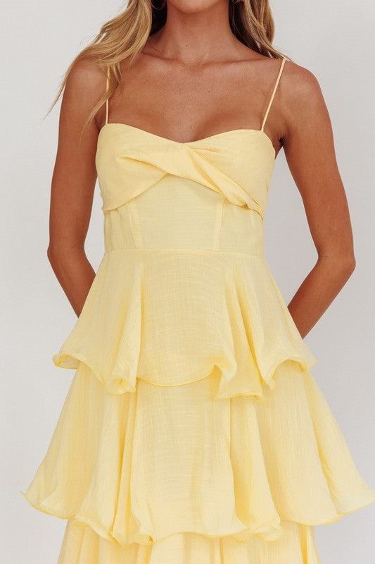 Ruffle Tiered Maxi Dress