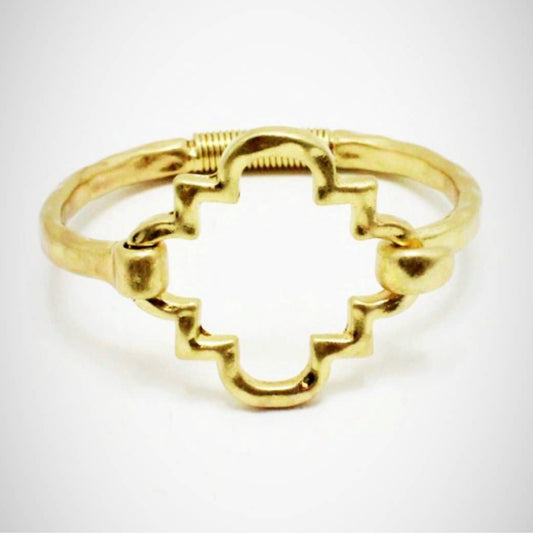 Gold Medallion Bracelet