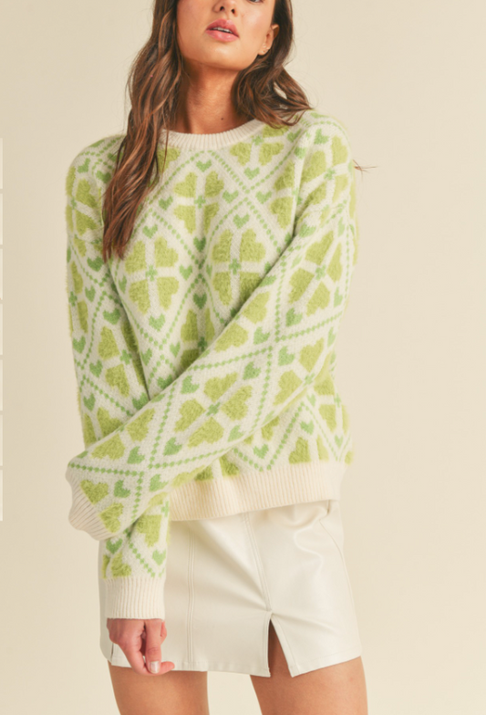 Mohair Heart Sweater