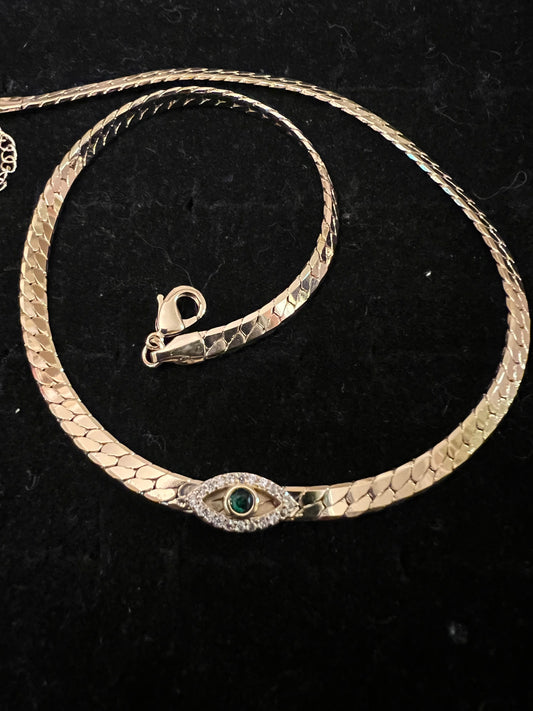 Eye Snake Necklace