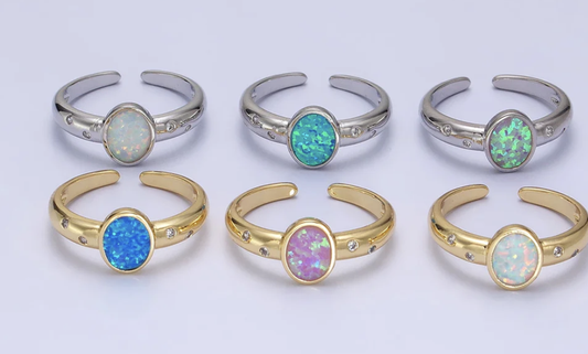 Opal Oval Ring