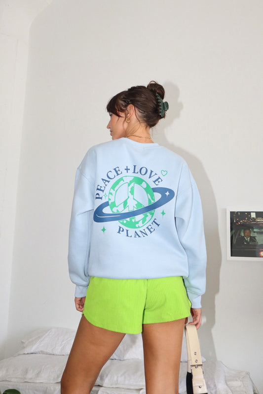 Peace and Love Planet Pullover