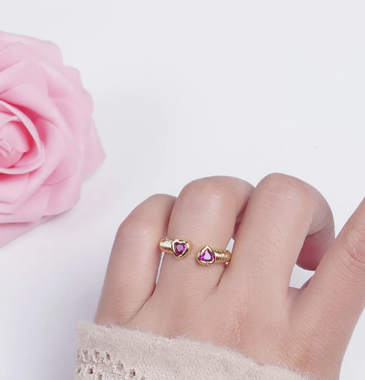 Heart Open Ring