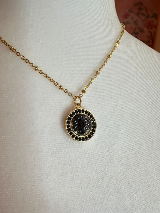 Black Lion Necklace