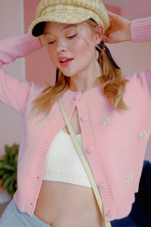 Floral Embroided Sweater