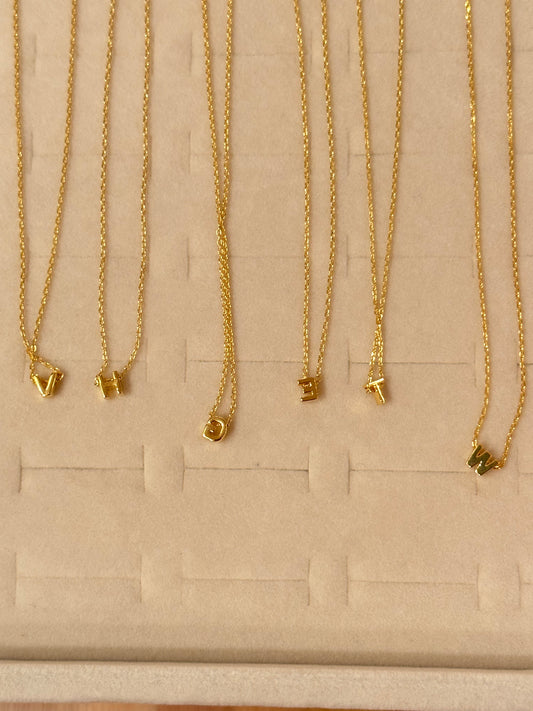 Gold Letter Necklace