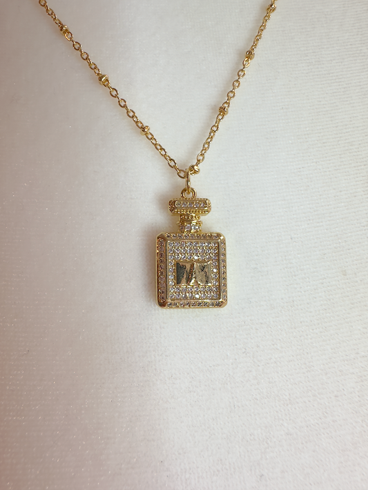 Perfume Bottle Necklace