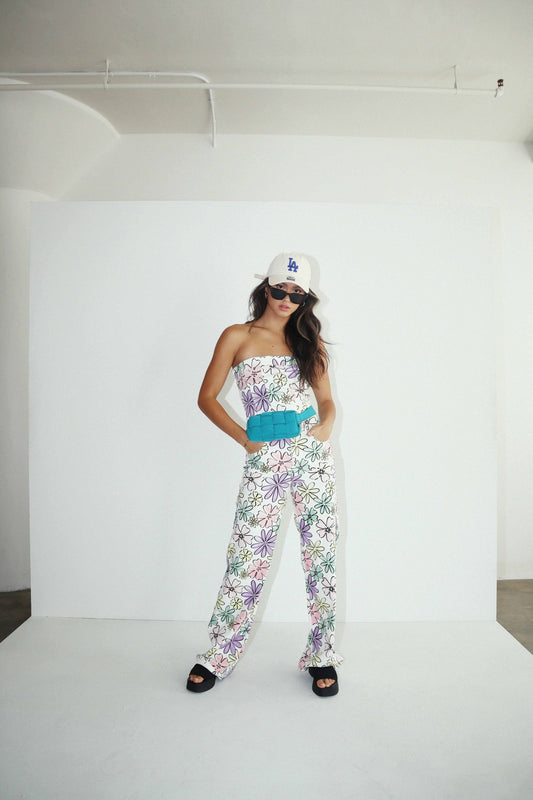 Pastel Flower Jean