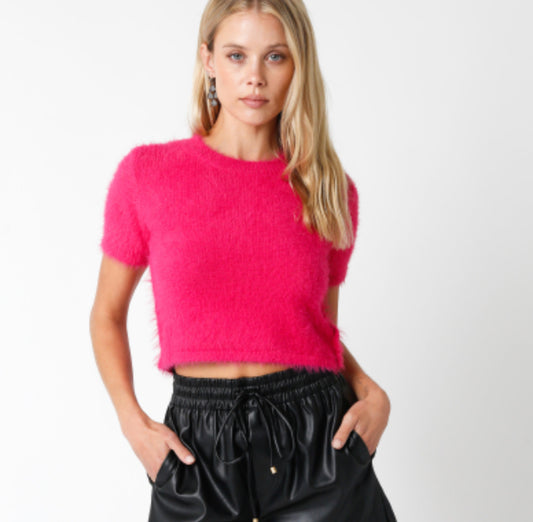 Fushsia Sweater